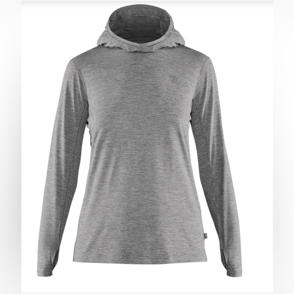 ABISKO SUN-HOODIE shark grey XXL - Picture 1 of 9